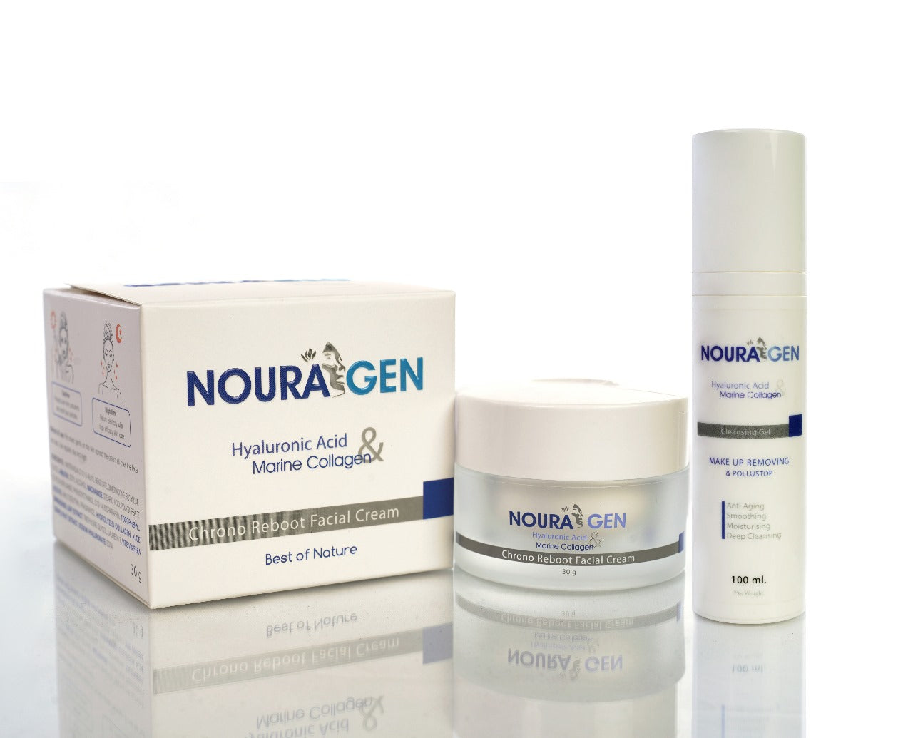 باقة كريم الوجه وغسول الوجه